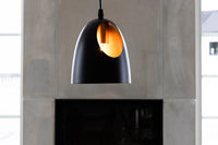 Taklampe Elda – svart