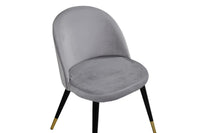 Spisestol Velvet 2-pakk – grå