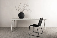 Rektangulært spisebord Lina 200 x 90 – beige
