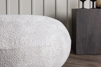 Puff Bologna 74 x 40 x 74 – lys grå