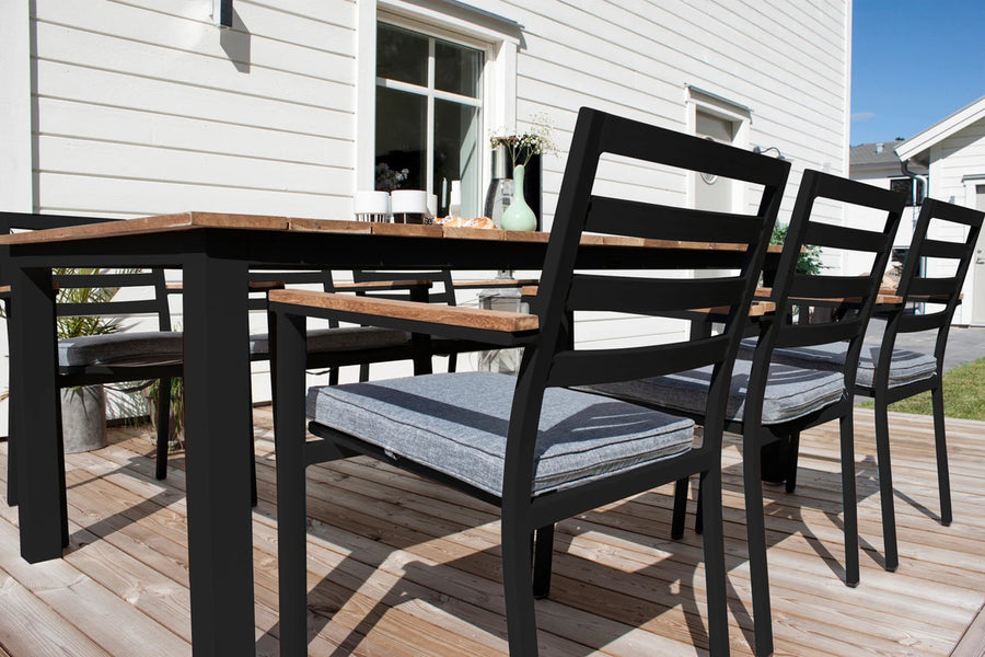 Spisestol Brasilia 2-pakk – svart