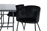 Spisegruppe Berit & Leif 200 x 90 – svart
