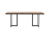 Rektangulært spisebord Khung 200 × 100 – natur