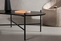 Sofabord Pueblo 120 x 60 – svart