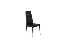 Spisestol Slim 2-pakk – svart