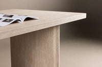Rektangulært spisebord Skagen 240 x 100 – beige