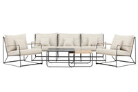 Sofagruppe Palazzo – svart og beige