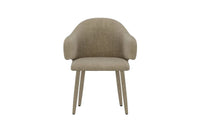 Spisestol Evelin 2-pakk – beige