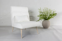 Lenestol Bloom – hvit