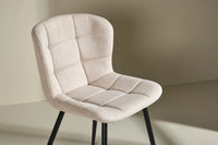 Spisestol Lily 2-pakk – beige