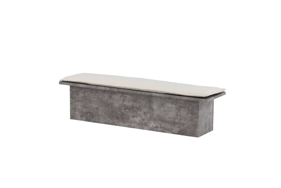Benk Kellogg 40 x 45 x 160 – grå