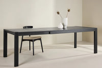 Rektangulært spisebord Slider 170 x 95 – svart