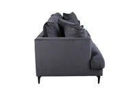 Sofa 3-seter Sofia – mørk grå