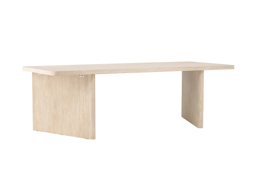 Rektangulært spisebord Skagen 240 x 100 – beige