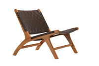 Loungelenestol Rike – brun