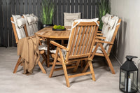 Spisegruppe Kenya + Ovalt 180 x 120 – natur