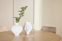Spisestol Night & Strada 2-pakk – beige + Spisebord rektangulært ⌀120 – whitewash