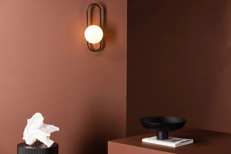Vegglampe Alpes – svart