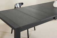 Rektangulært spisebord Slider 170 x 95 – svart