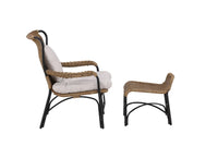 Loungelenestol Loreto – svart