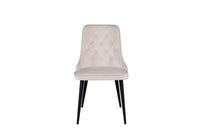 Spisestol Velvet Deluxe 2-pakk – beige