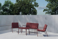 Sofagruppe Fourni – vinrød