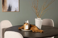 Spisegruppe Olivia & Polar Rund ⌀110 2-pakk – mocca og beige