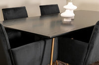 Spisegruppe Petra 190 x 90 – svart