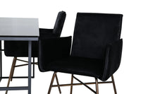 Spisegruppe 200 x 90 – svart