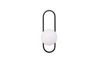 Vegglampe Alpes – svart