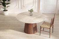 Spisebord Lanzo rundt Ø120 – beige