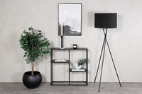 Stålhylle 26 x 81 x 80 – svart