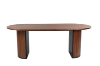 Spisebord Bianca ovalt 200 x 90 – valnøtt