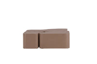 Sofabord Nordland 92x70, 74x60, 40x40 – brun