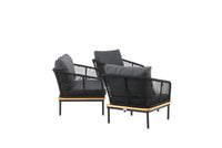 Sofagruppe Andorra – natur og svart
