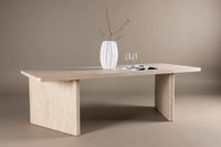Rektangulært spisebord Skagen 240 x 100 – beige