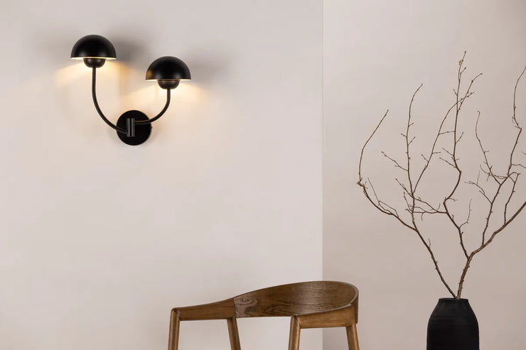Vegglampe Lyckorna – svart