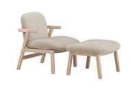 Puff Rile 60 x 42 x 70 + lenestol – beige