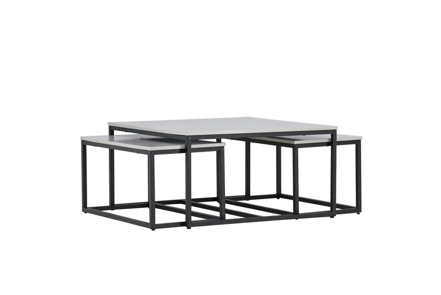 Sofabord Solna 80 cm og 73 cm x 80 og 38 cm – grå