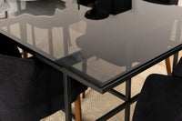 Spisegruppe Arch & Leif 2-pakk 200 x 90 – svart