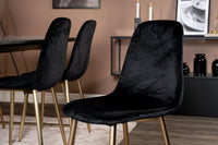 Spisestol Polar 2-pakk – fløyel