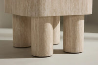 Sidebord Klirou 40x40 – beige