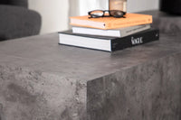 Sofabord York 40x40 + Sofabord 80 x 60 – mørkegrå