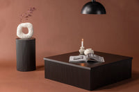 Sofabord Lenox 90 x 90 – svart