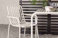 Kafégruppe Borneo & Peking 70 x 70 + 2-pakk spisestoler – beige