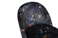 Spisestol Velvet 2-pakk – svart