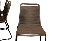 Spisegruppe Panama & Lindos 224 x 100 2-pakk – svart og brun