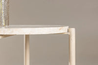 Sofabord Sandhamn ⌀40 – beige