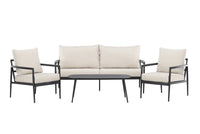 Loungegruppe Taromina – svart