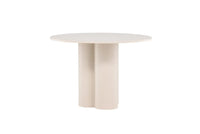 Spisebord Olivia rundt ⌀110 – beige